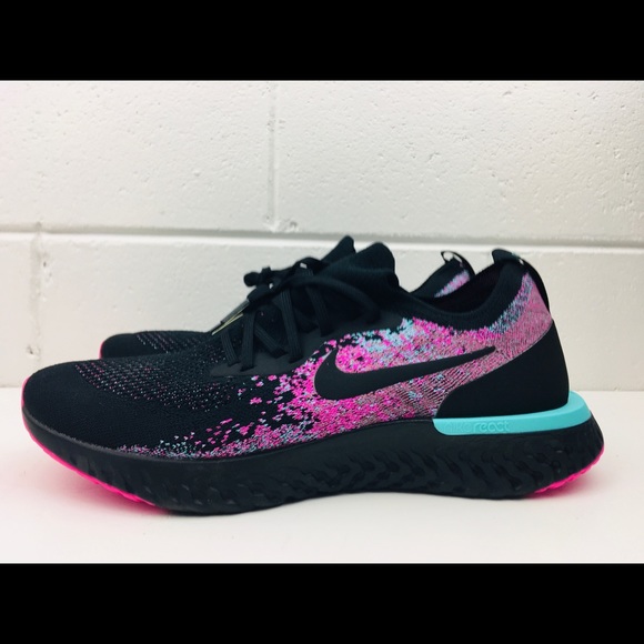 nike react black pink